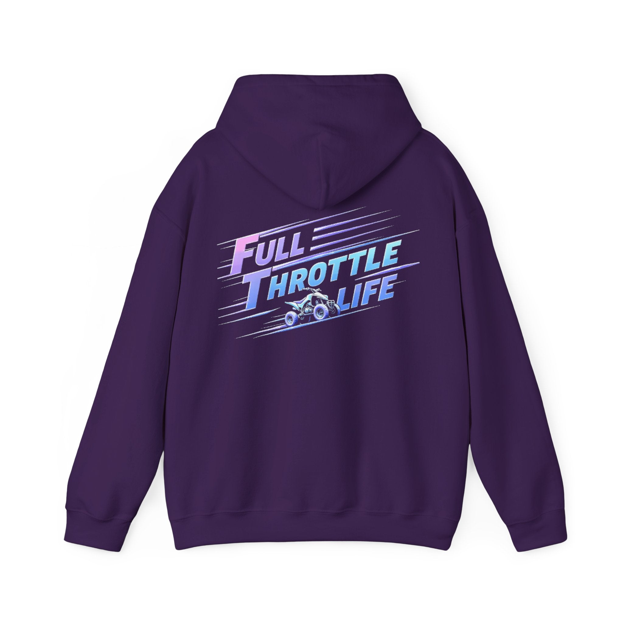 Full Throttle to Life Hoodie — Racing Graphic Pullover