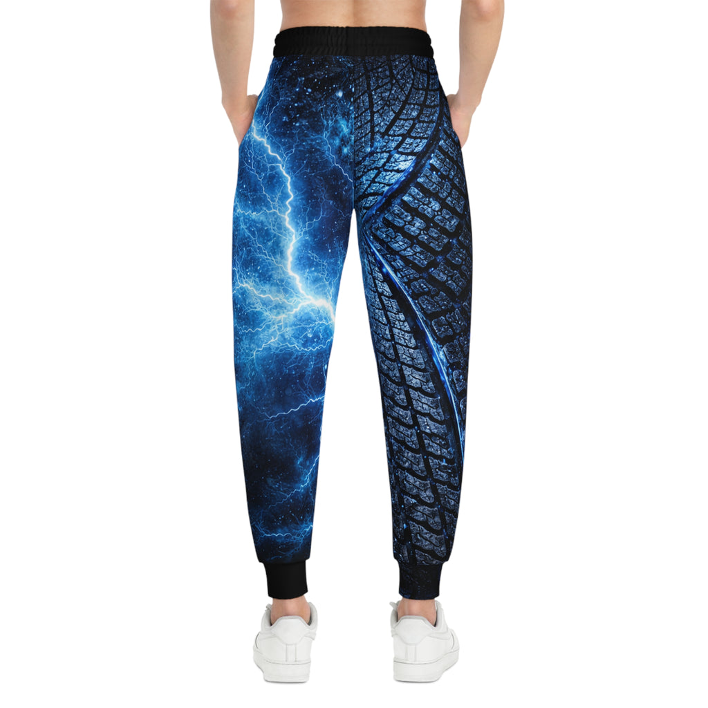 Blue Storm Tire Tread Athletic Joggers