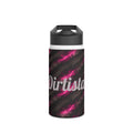 Dirtista Tire & Hot Pink Galaxy Stainless Steel Water Bottle