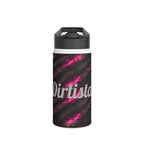 Dirtista Tire & Hot Pink Galaxy Stainless Steel Water Bottle