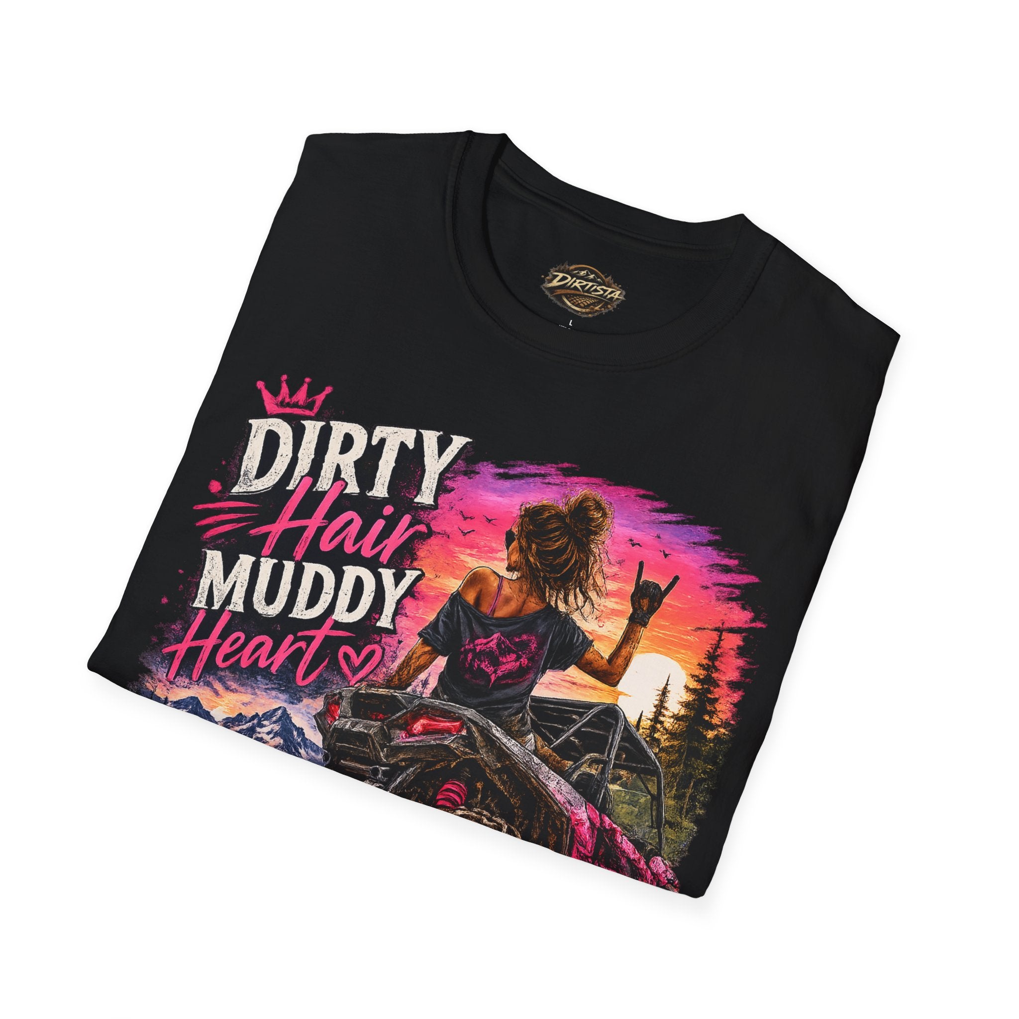 "Dirty Hair, Muddy Heart" Off-Road Girl Graphic Tee