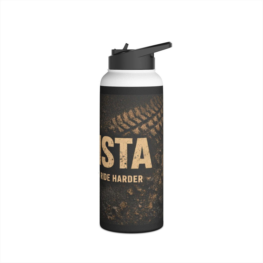 Dirtista Stainless Steel Water Bottle — “Women Who Ride Hard” Travel Bottle