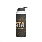 Dirtista Stainless Steel Water Bottle — “Women Who Ride Hard” Travel Bottle