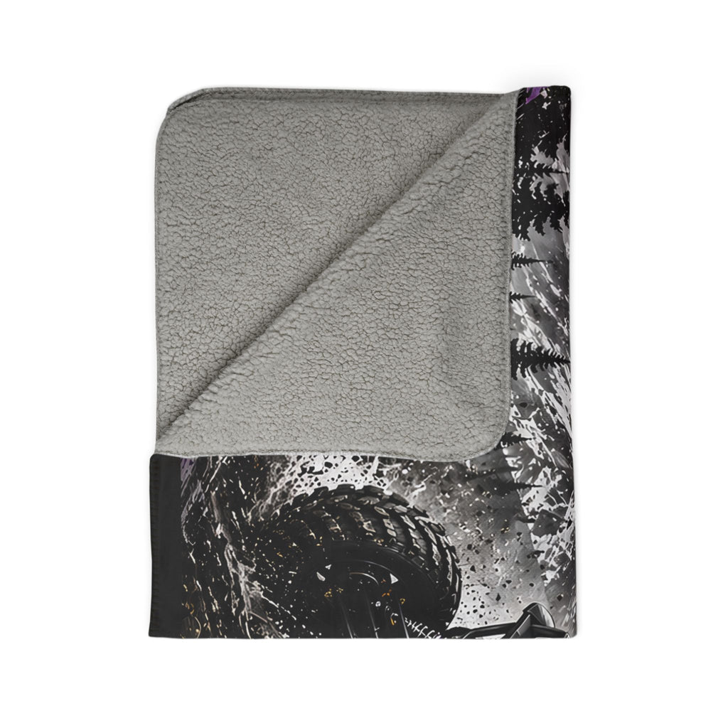 Chase Adventure Sherpa Fleece Blanket | Purple UTV Throw