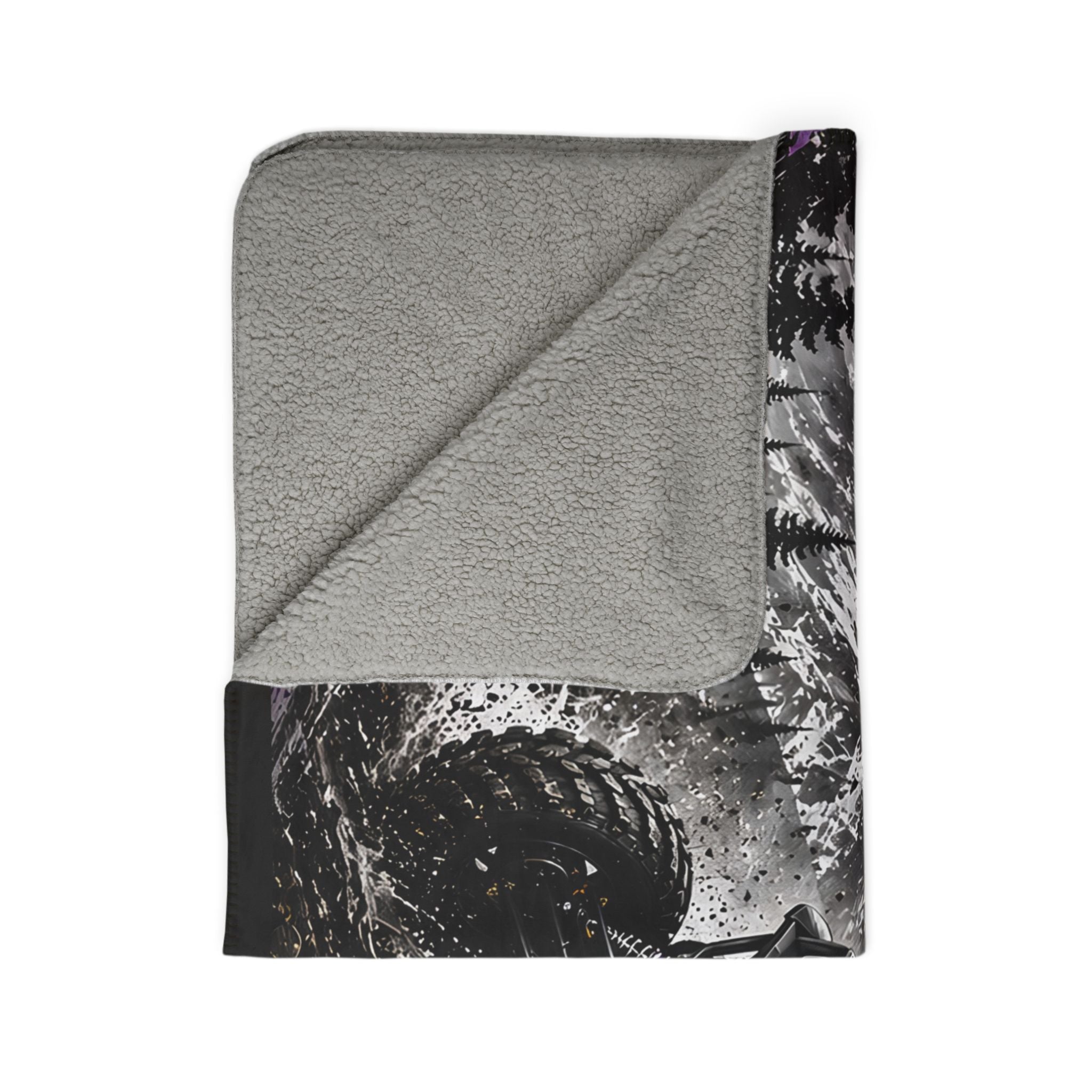 Chase Adventure Sherpa Fleece Blanket | Purple UTV Throw