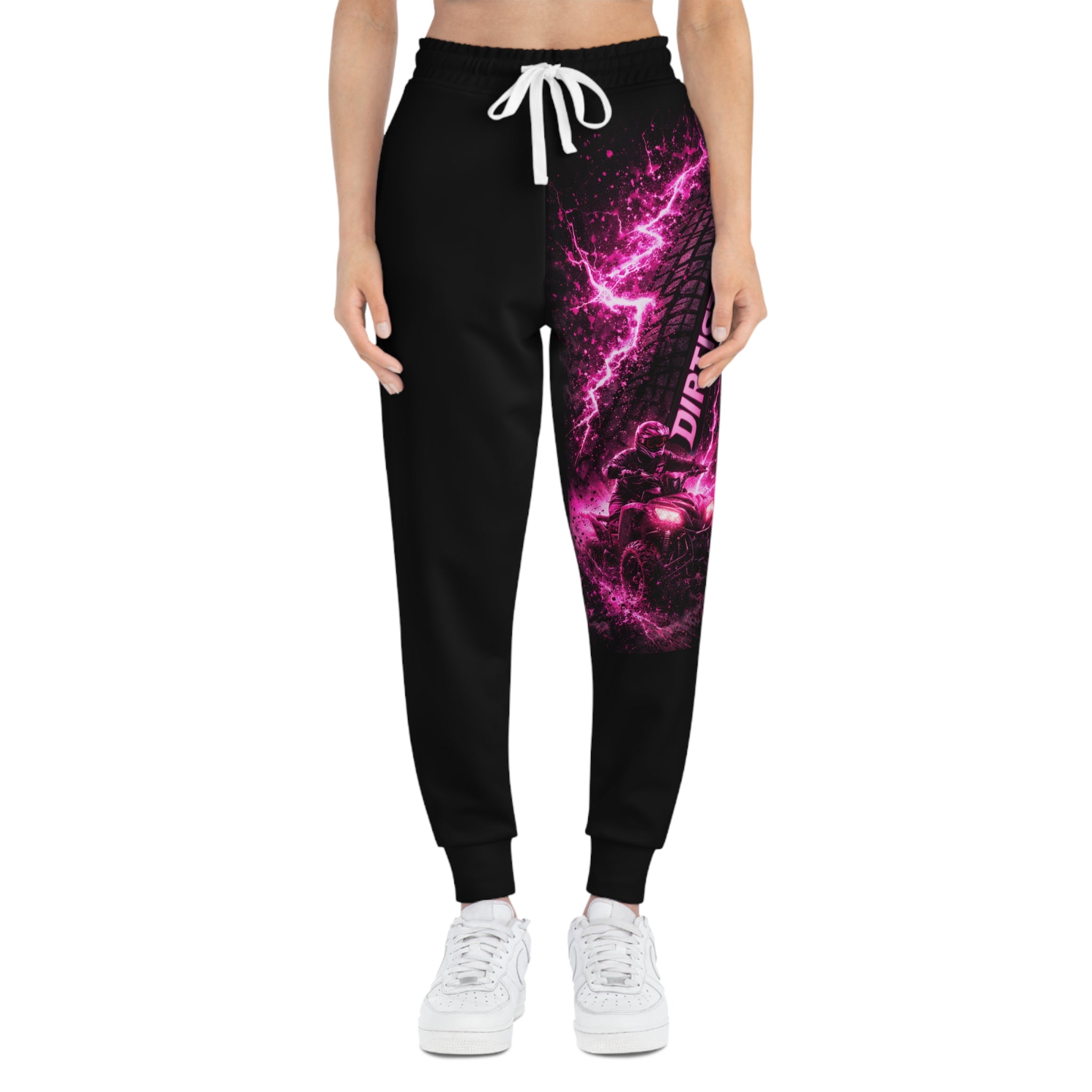 Dirtista Pink Lightning ATV Athletic Joggers