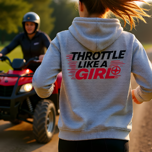 Throttle Like a Girl Hoodie
