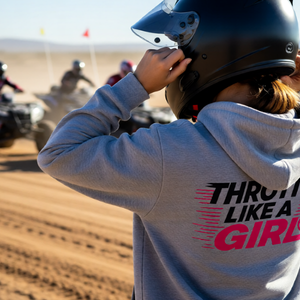 Throttle Like a Girl Hoodie