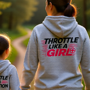Throttle Like a Girl Hoodie