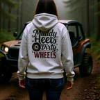 Muddy Heels Dirty Wheels Hoodie