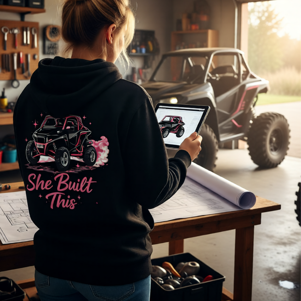 She Built This Off-Road Hoodie