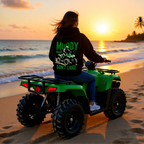 Muddy Hair Don't Care ATV Hoodie