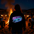 Full Throttle to Life Hoodie — Racing Graphic Pullover