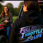 Full Throttle to Life Hoodie — Racing Graphic Pullover