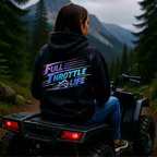 Full Throttle to Life Hoodie — Racing Graphic Pullover