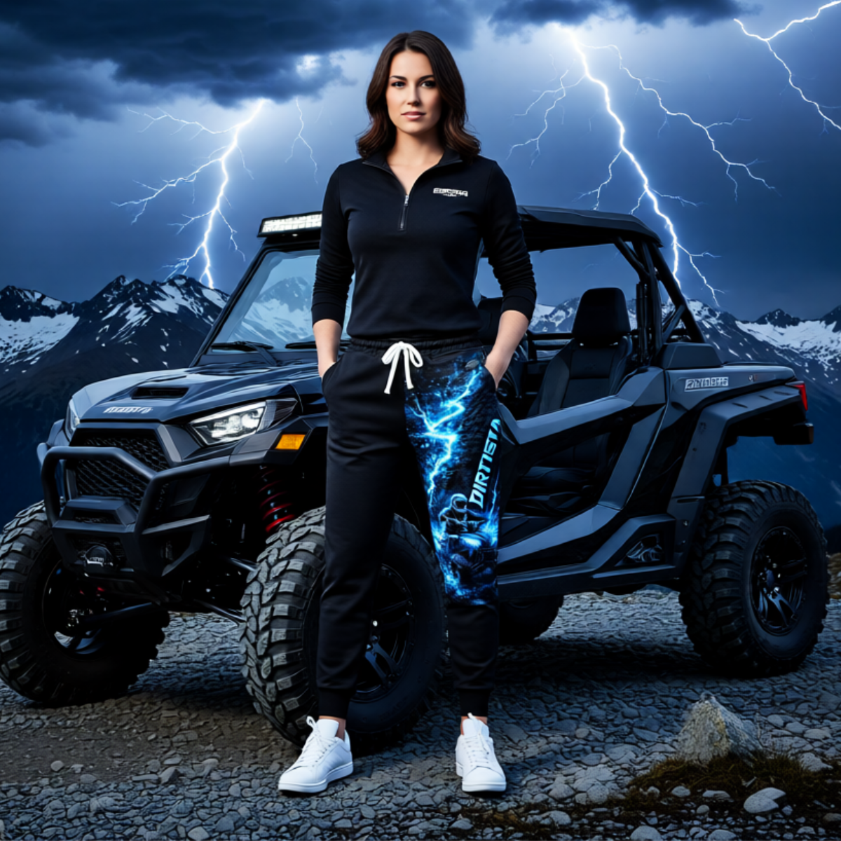 Dirtista Blue Lightning ATV Joggers
