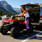 Dirtista Purple Lightning Drift Joggers