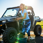 Electric Blue Lightning Joggers