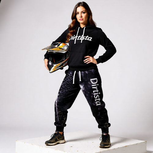 Dirtista Black Tire Athletic Joggers