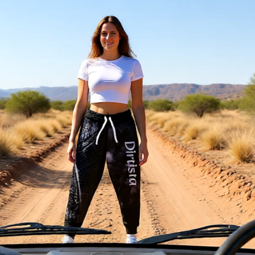 Dirtista Black Tire Athletic Joggers
