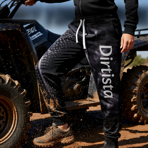 Dirtista Black Tire Athletic Joggers