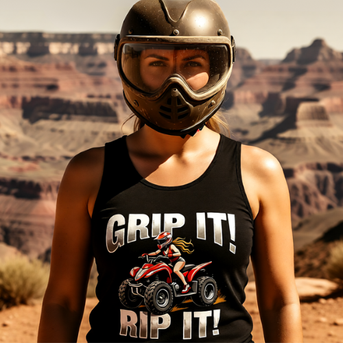 "Grip It! Rip It!"  Graphic Tank Top