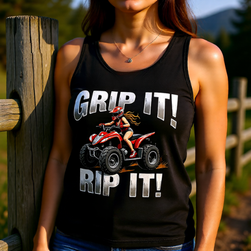 "Grip It! Rip It!"  Graphic Tank Top