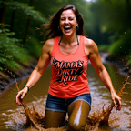 Mama’s Dirty Ride Tank Top — Vintage ATV Mom Graphic Tank