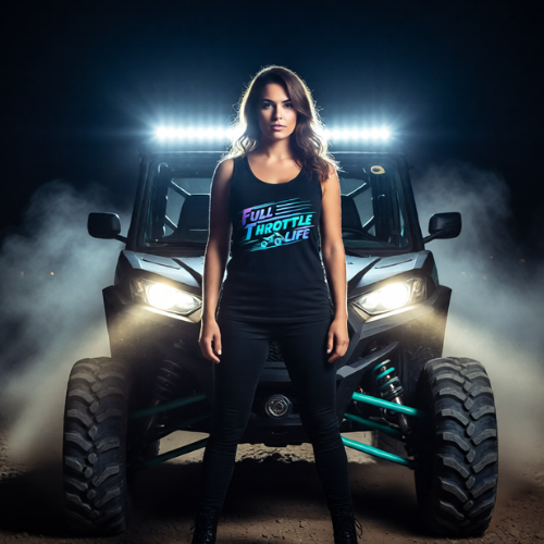 "Full Throttle Life" Retro Tank Top