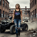 "Full Throttle Life" Retro Tank Top