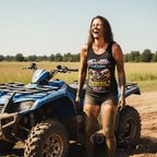 Throttle Therapy Tank Top — ATVer Off-Road Riding Graphic Tank