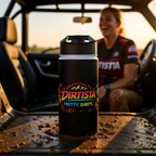 Dirtista Stainless Steel Water Bottle — 'Pretty. Dirty.' Off-Road Adventure Bottle