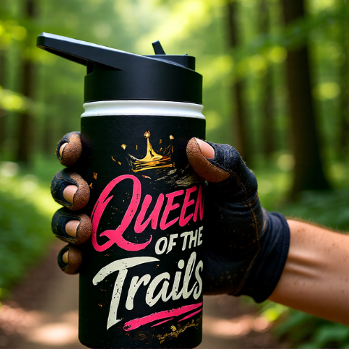 Queen of the Trails Stainless Steel Water Bottle