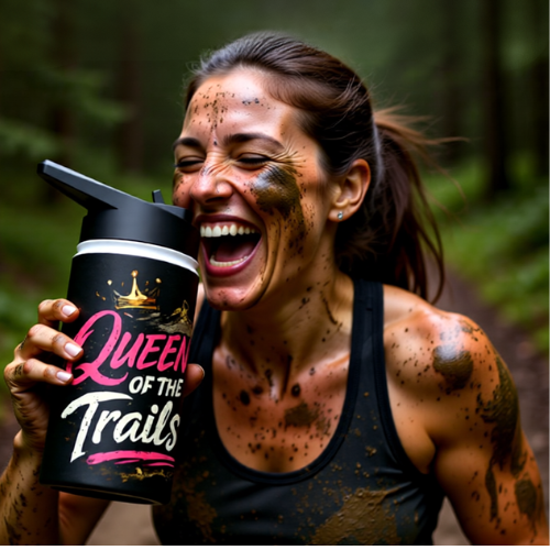 Queen of the Trails Stainless Steel Water Bottle