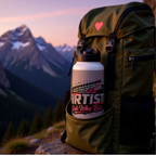 "Dirtista: Girls Who Ride" Racing Stainless Water Bottle