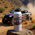 "Dirtista: Girls Who Ride" Racing Stainless Water Bottle