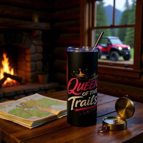 "Queen of the Trails" 20oz Stainless Steel Tumbler