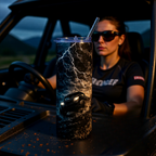 Moonlit Off-Road Truck Storm - 20oz Stainless Steel Tumbler