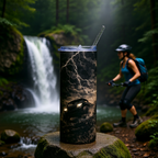 Moonlit Off-Road Truck Storm - 20oz Stainless Steel Tumbler