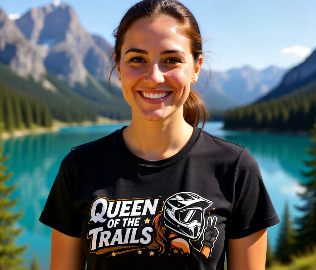 Queen of the Trails T-Shirt — Women's Off-Road Motocross Tee