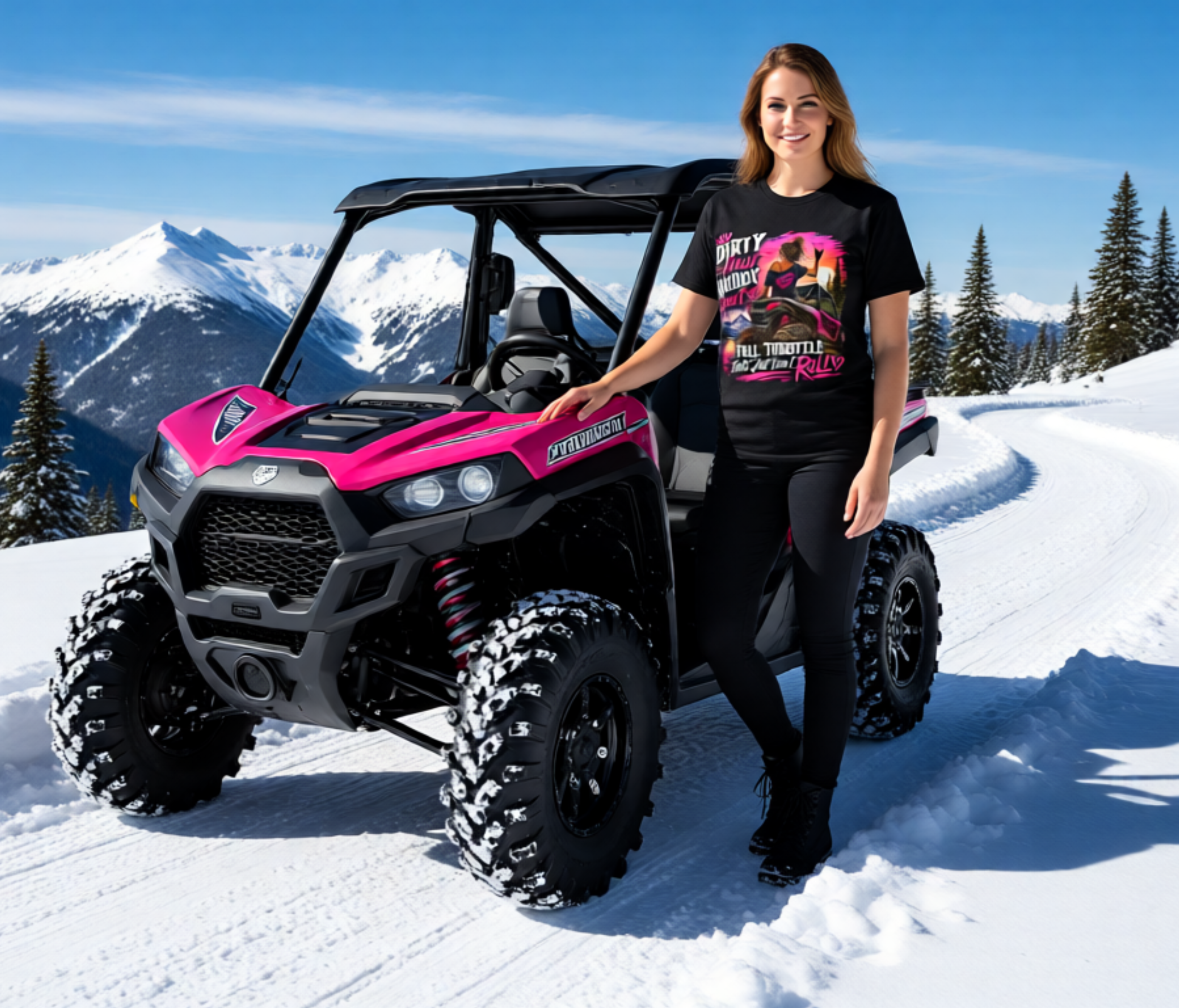 "Dirty Hair, Muddy Heart" Off-Road Girl Graphic Tee