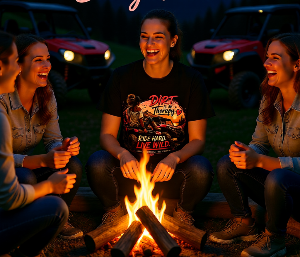 Dirt Is My Therapy T-Shirt — 'Ride Hard, Live Wild' Off-Road Adventure Tee