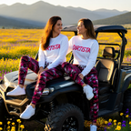 Pink Grunge "Dirtista" All-Over Print Joggers