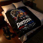 Dirtista "Freedom. Dirt. Adventure." Sherpa Fleece Blanket | Patriotic Women's ATV & UTV Throw Blanket
