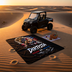 Dirtista "Freedom. Dirt. Adventure." Sherpa Fleece Blanket | Patriotic Women's ATV & UTV Throw Blanket