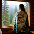Soft Girl. Loud Machine. Sherpa Fleece Blanket | Women's Off-Road ATV & UTV Throw Blanket | Dirtista