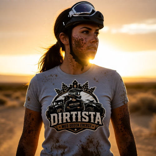 Mud Queen Energy Women's ATV Graphic T-Shirt | Dirtista