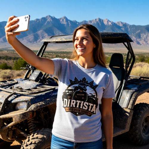 Mud Queen Energy Women's ATV Graphic T-Shirt | Dirtista
