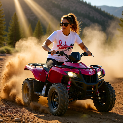 Dirtista Breast Cancer Awareness Women’s UTV T-Shirt