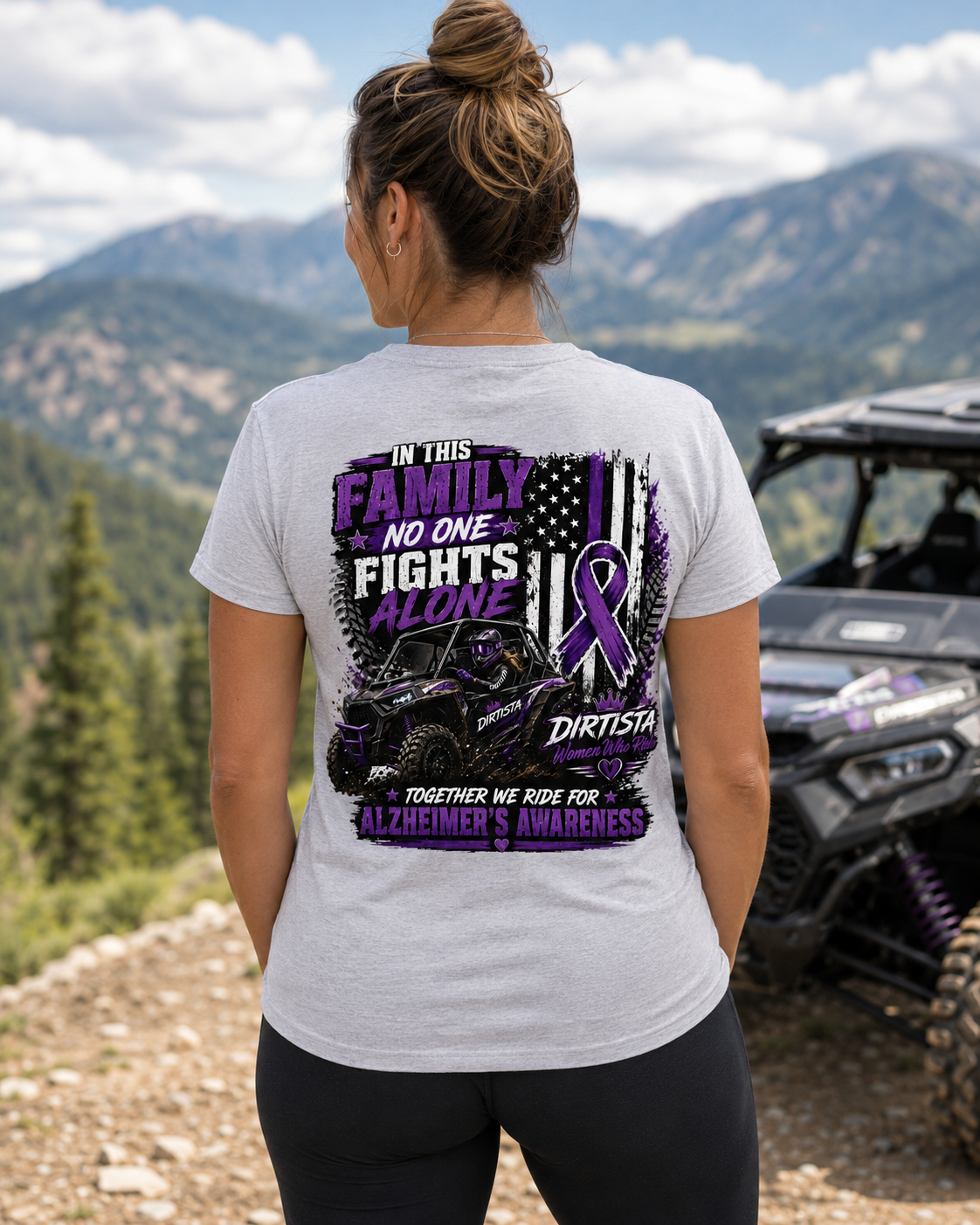 Together We Ride Alzheimer’s Awareness Women’s UTV T-Shirt | Dirtista